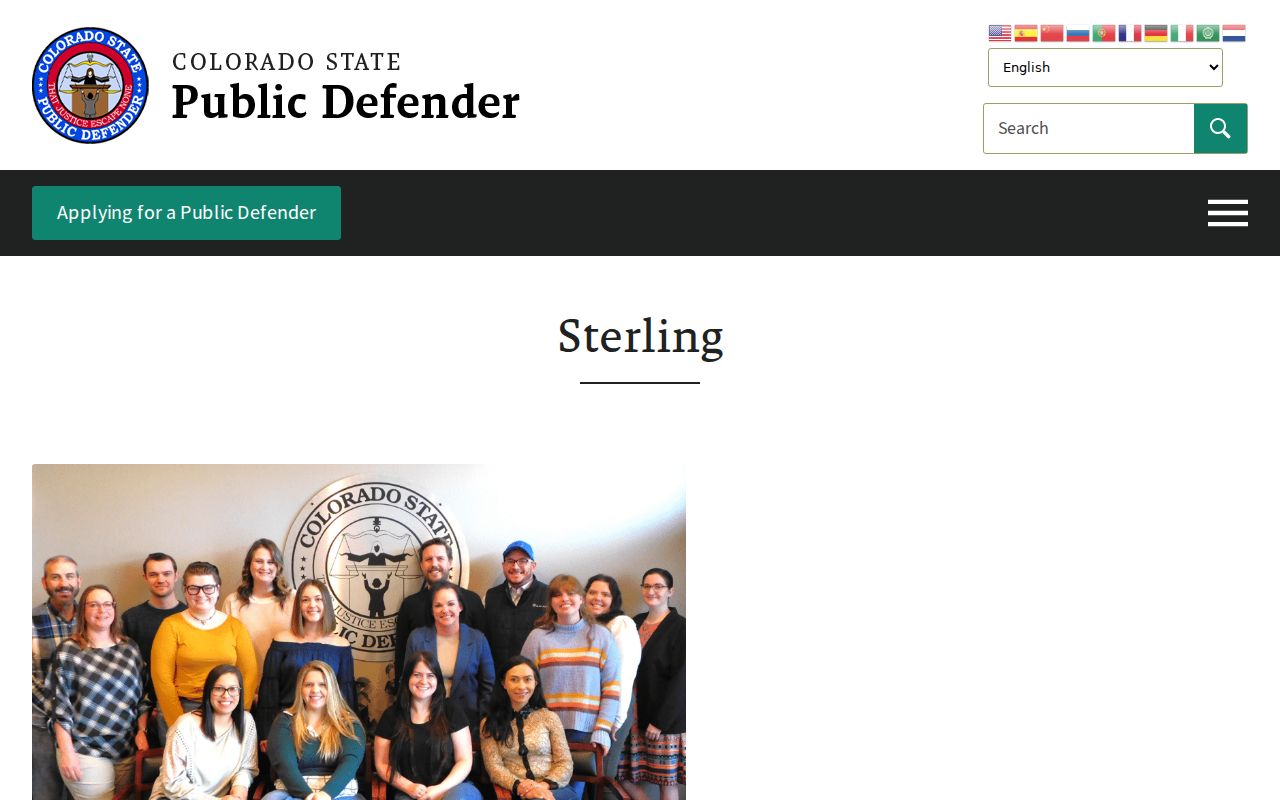 Sedgwick County District Court Sterling Public Defender office